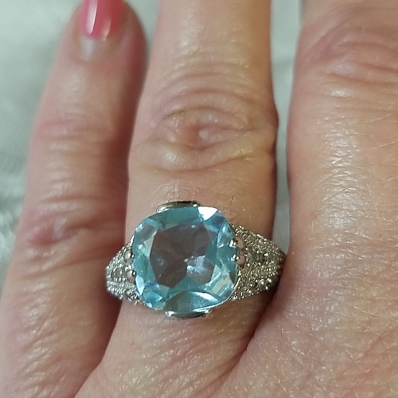 Jewelry - Blue Topaz Sterling Ring